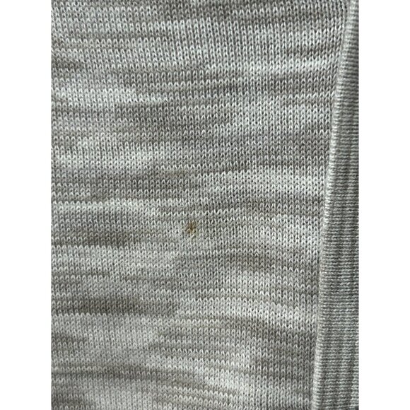 H&M Men Cardigan L Taupe Grey Cream Button Vtg  Lightweight Casual All Seasons - Picture 8 of 12